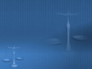Scales of Justice Title Content PowerPoint Template