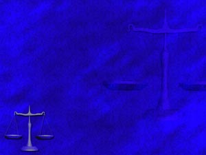 Scales Of Justice Title Content PowerPoint Template