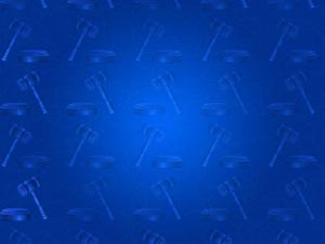Gavel Pattern Title Content PowerPoint Template