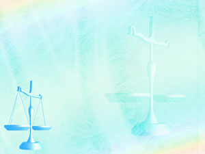 Scales of Justice Title Content PowerPoint Template