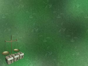 Tax Law Title Content PowerPoint Template