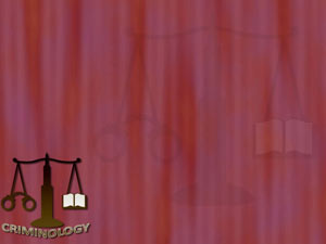 Criminology Title Content PowerPoint Template