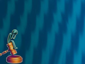 Bankruptcy Law Title Content PowerPoint Template